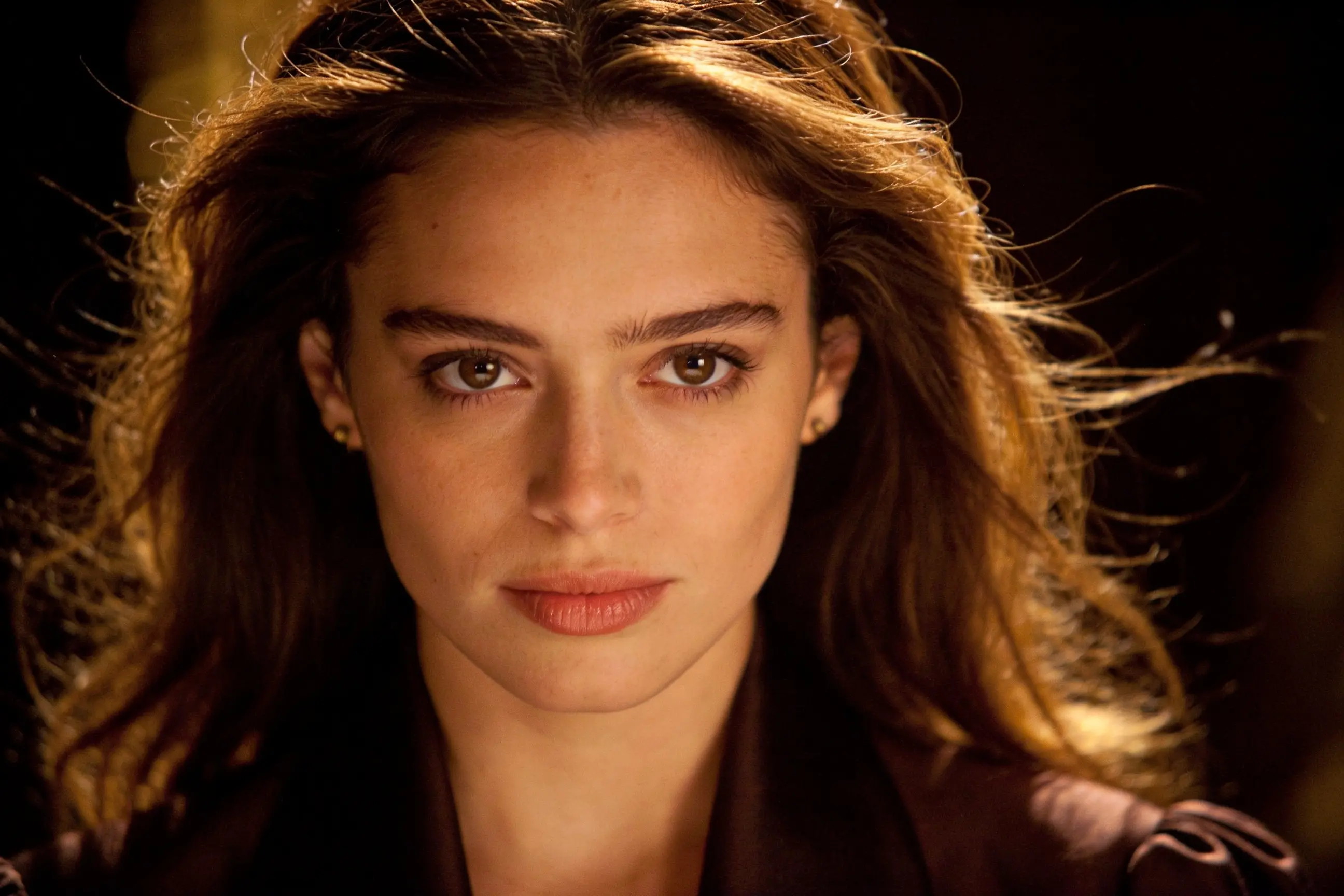 One adult fictional character identity carried across multiple scenes with AI face swapping